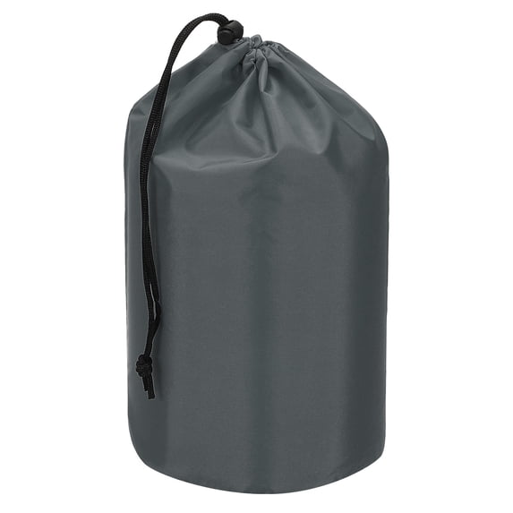 Uxcell Stuff Sack Waterproof Outdoor Storage Sack Drawstring Bag for Camping Hiking Backpacking Dark Grey 9 x 17 Inch