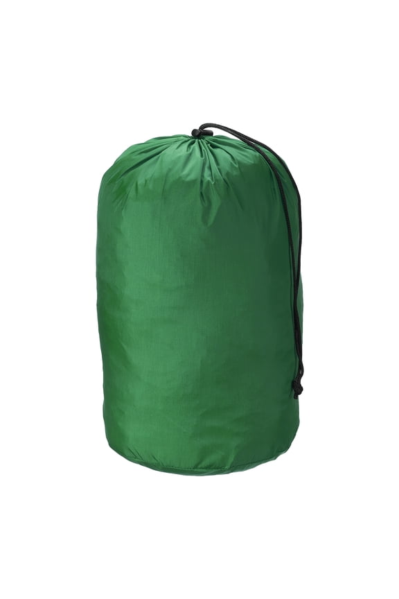 Stuff Sack, 9x16 Inch Outdoor Storage Sack Ultralight Dust Flap Bag, Green