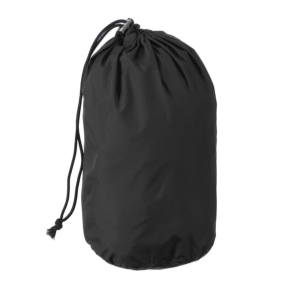 Uxcell Stuff Sack, Sleeping Bag Storage Sack, Waterproof Outdoor Storage Bag for Camping 5 x 10 In & Black