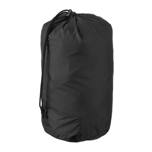 Uxcell Stuff Sack, Sleeping Bag Storage Sack, Waterproof Outdoor Storage Bag for Camping 6 x 13 In & Black