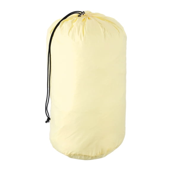 Uxcell Stuff Sack, Sleeping Bag Storage Sack, Waterproof Outdoor Storage Bag for Camping 8 x 17 In & Beige