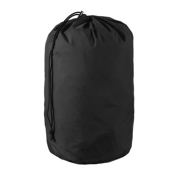 Uxcell Stuff Sack, Sleeping Bag Storage Sack, Waterproof Outdoor Storage Bag for Camping 8 x 17 In & Black
