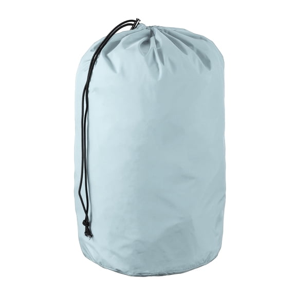 Uxcell Stuff Sack, Sleeping Bag Storage Sack, Waterproof Outdoor Storage Bag for Camping 8 x 17 In & Light Blue