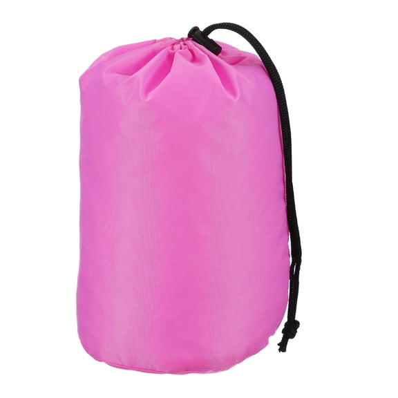 Uxcell Stuff Sack, Waterproof Ditty Bags Storage Sacks Portable Outdoor Ultralight Drawstring Dry Stuff Bag Gear with Toggle 5x10In & 2Pcs & Pink for (Backpacking Camping Traveling)