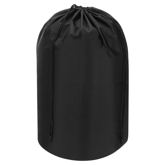 Uxcell Stuff Sack Waterproof Outdoor Storage Sack Drawstring Bag for Camping Hiking Backpacking Black 12 x 24 Inch
