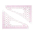 thumbnail image 1 of Uxcell Styling Sewing French Curve Ruler, 16x11cm Clear Sewing Pattern Making Ruler 2 Pack, 1 of 6