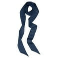 thumbnail image 1 of Uxcell Stylish Ribbon Scarf, Solid Color Skinny Scarf Pure Long Neckerchief Silk Belts Sash Navy Blue, 1 of 7