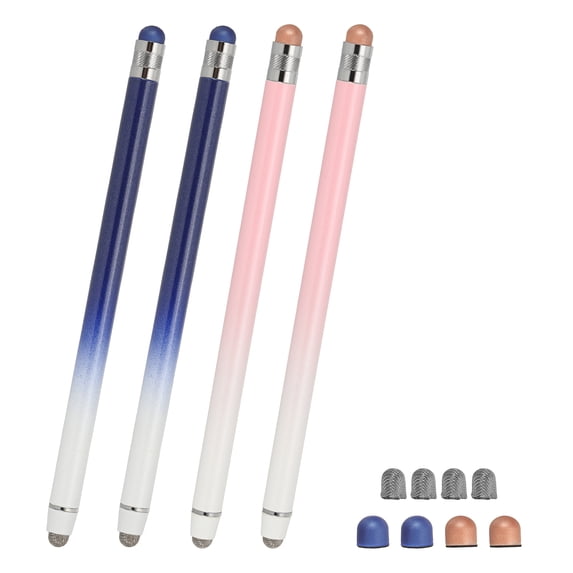 Uxcell Stylus Pens for Touch Screen, 2 in 1 High Sensitivity Universal Pen Blue Pink