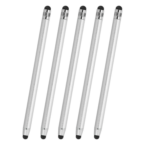 Uxcell Stylus Pens for Touch Screens, 2 in 1 High Sensitivity Universal Pen Silver