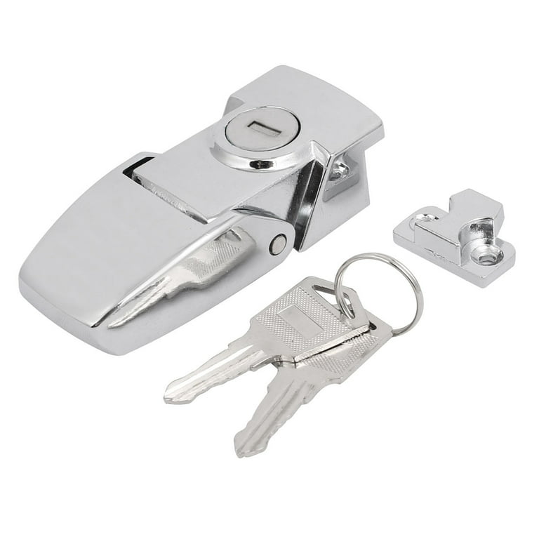 2Pcs Stainless Steel Chrome Toggle Latch For Chest Box Case Suitcase Tool  Cl;;^