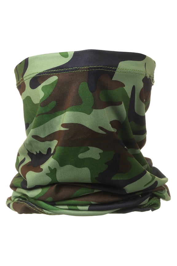 Summer Neck Gaiter Unisex Sun Protection Face Mask, Camo Army Green