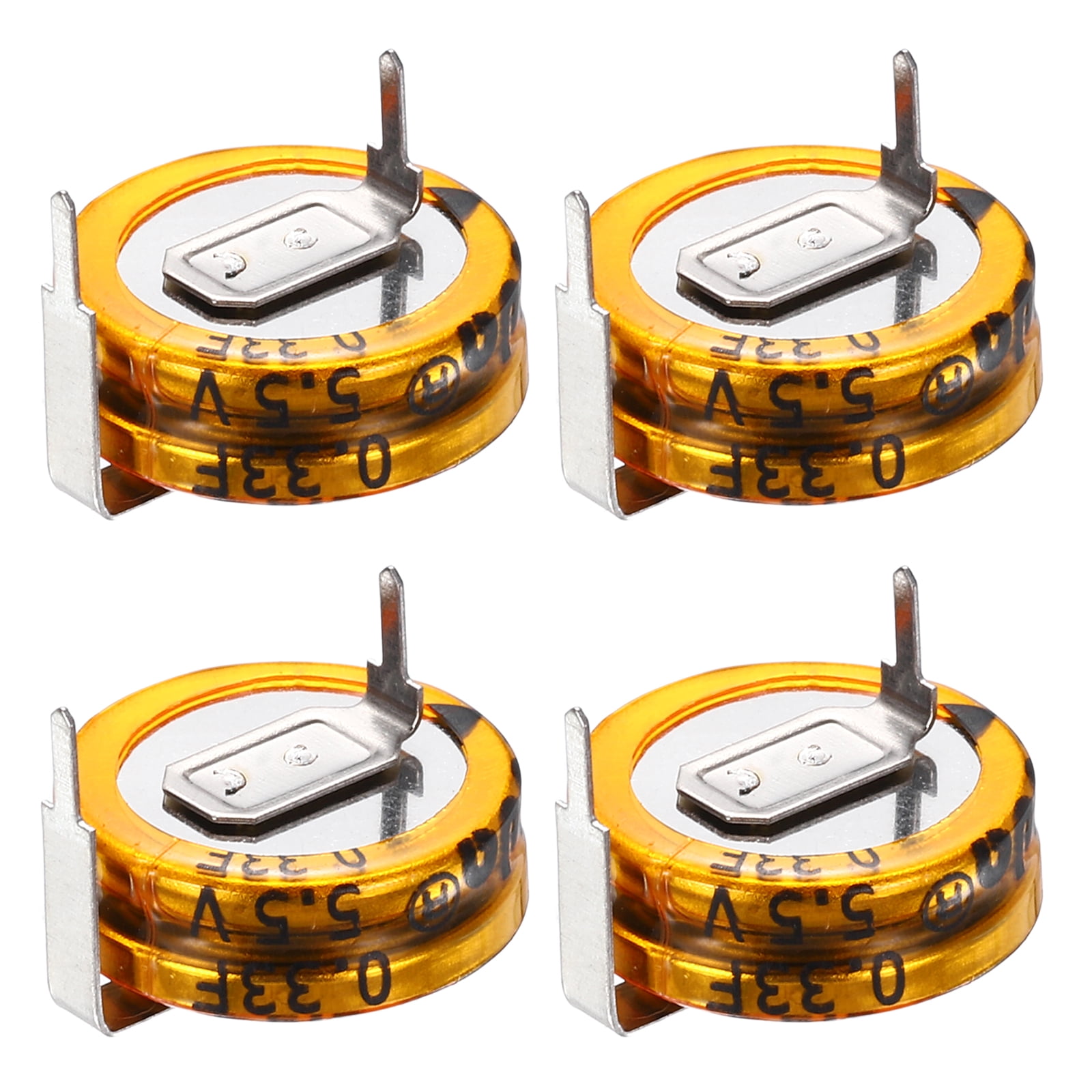 Uxcell Super Capacitor, 5.5V 0.33F H-Type Button Capacitor, High Energy ...