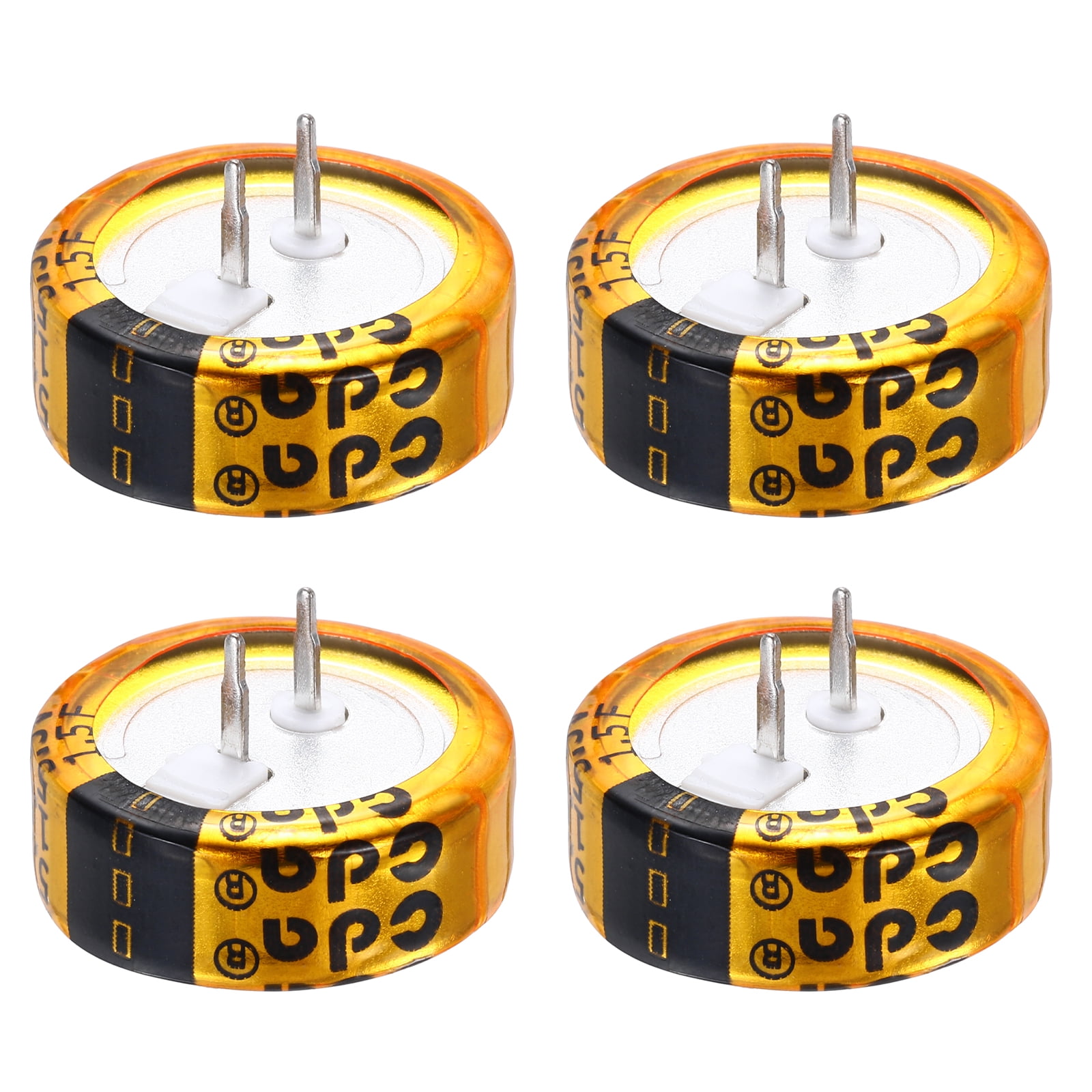 Uxcell Super Capacitor, 5.5V 1.5F C-Type Button Capacitor, High Energy ...