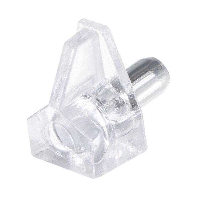 Uxcell Support Peg Stud Pin Shelf Cupboard Clear 5mm Dia 25 Pack