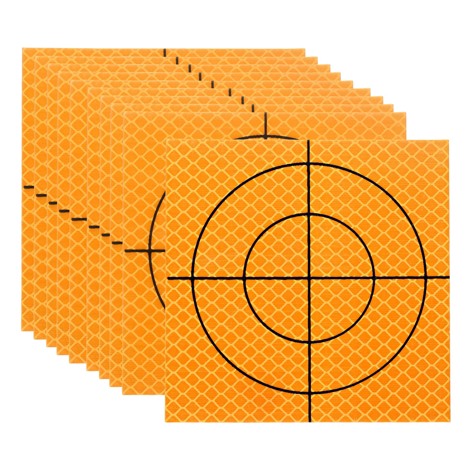 Uxcell Survey Reflector Target (100x100mm, Yellow)(10 Pcs) Self ...