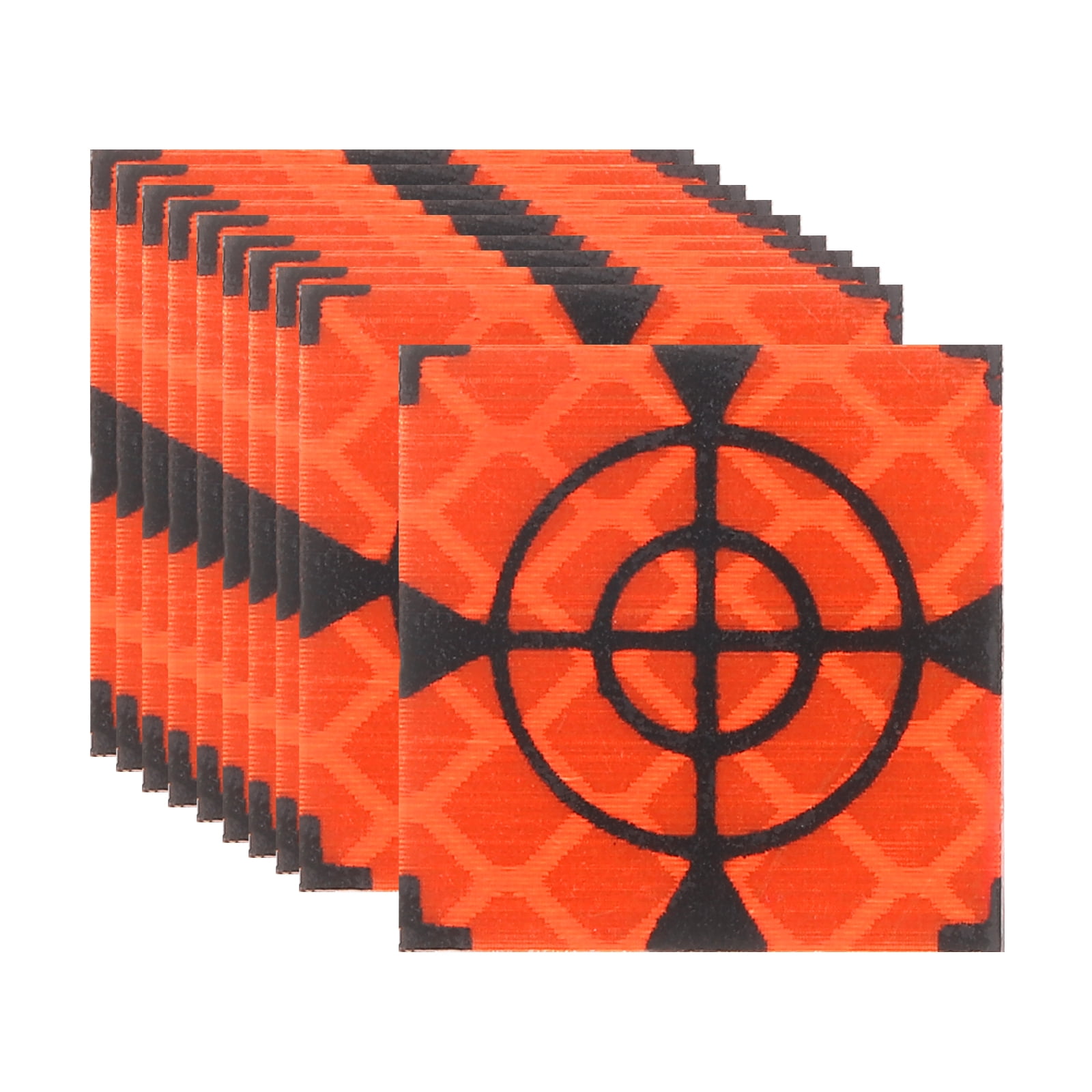 Uxcell Survey Reflector Target (20x20mm, Red)(100 Pcs) Self-Adhesive ...