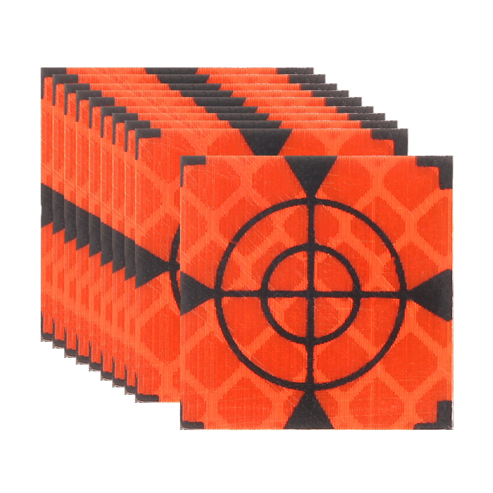 Uxcell Survey Reflector Target (20x20mm, Red)(50 Pcs) Self-Adhesive ...