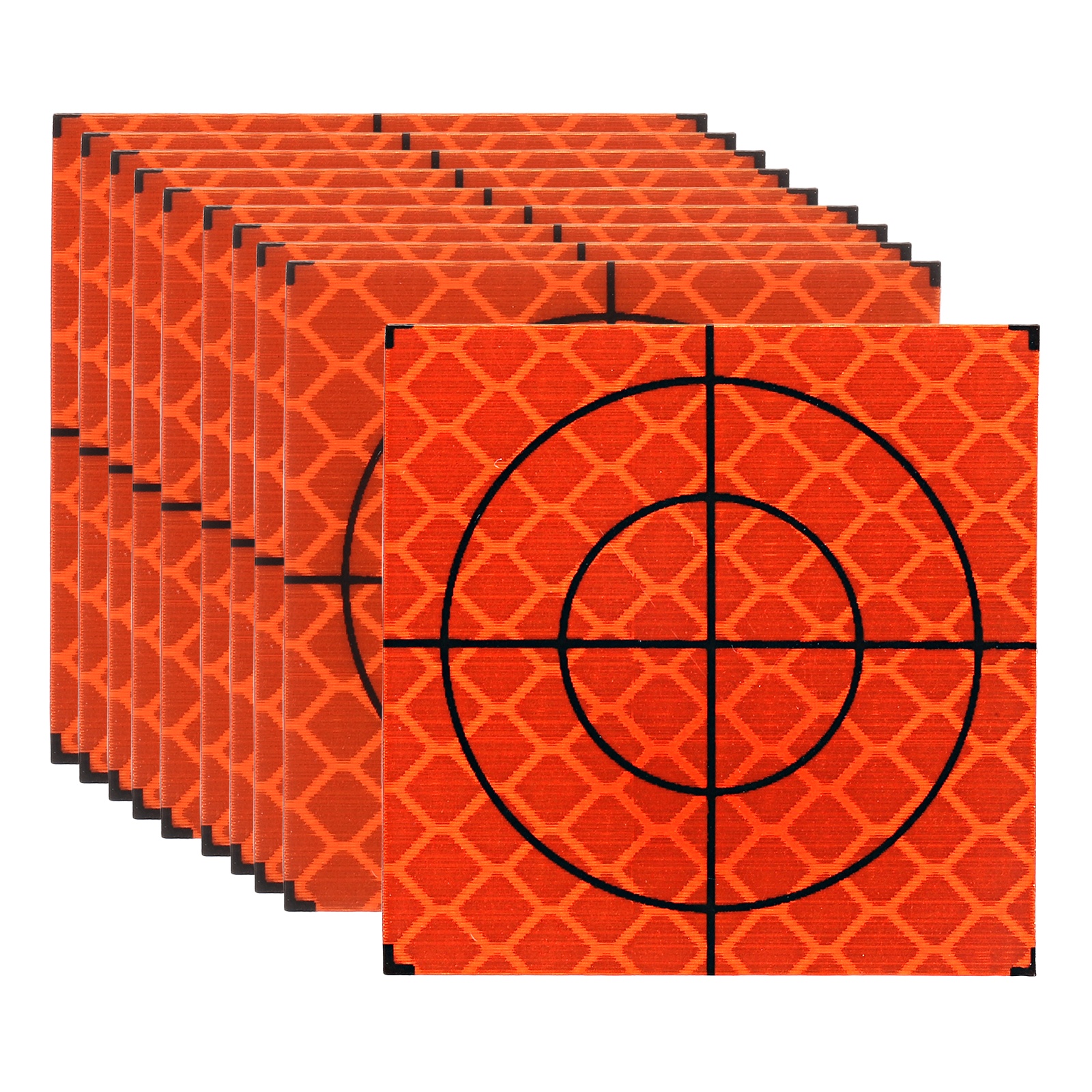 Uxcell Survey Reflector Target (40x40mm, Red)(50 Pcs) Self-Adhesive ...
