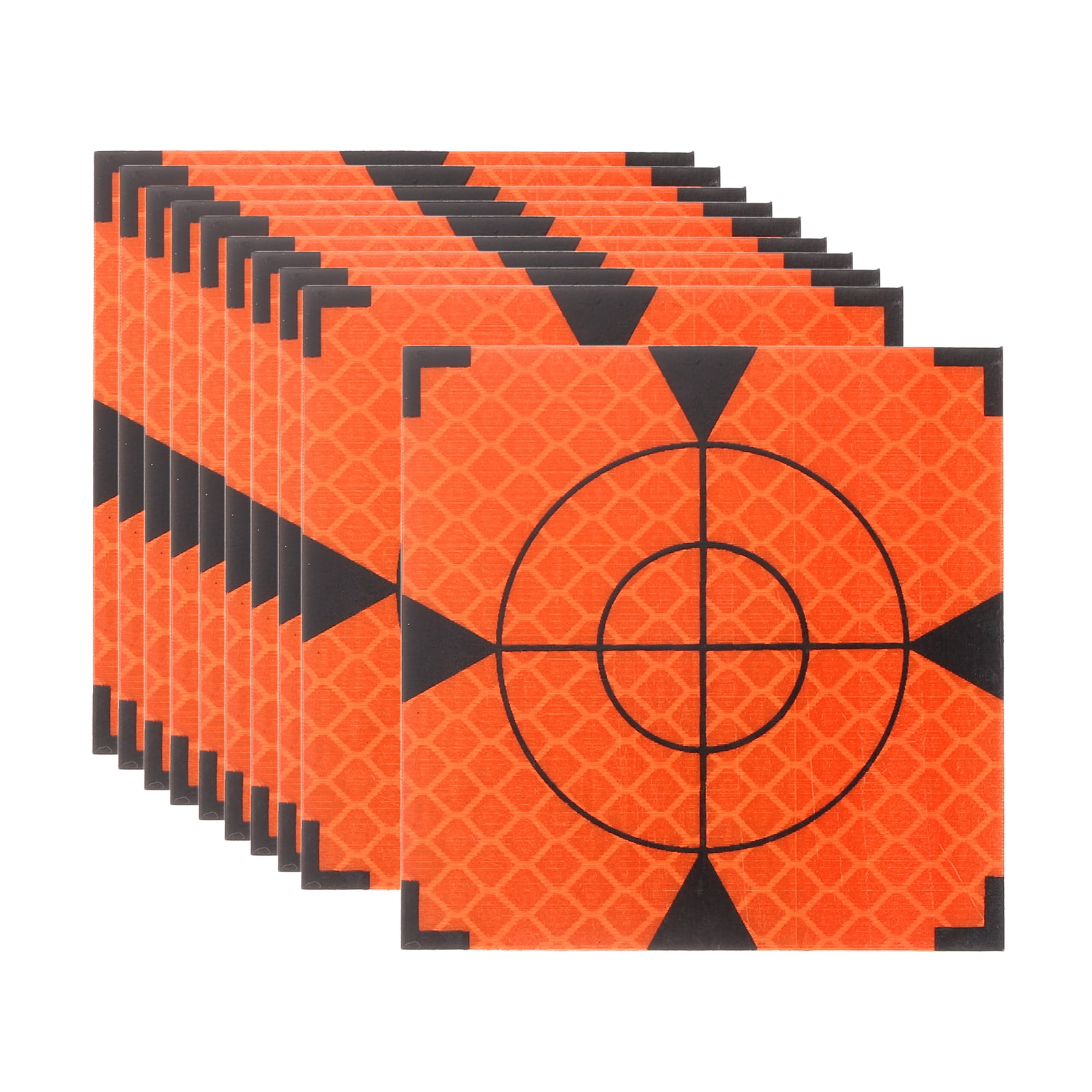 Uxcell Survey Reflector Target (60x60mm, Red)(50 Pcs) Self-Adhesive ...