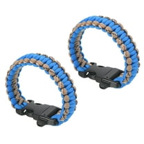 Uxcell Survival Paracord Bracelets, Braided Parachute Bracelet, Khaki
