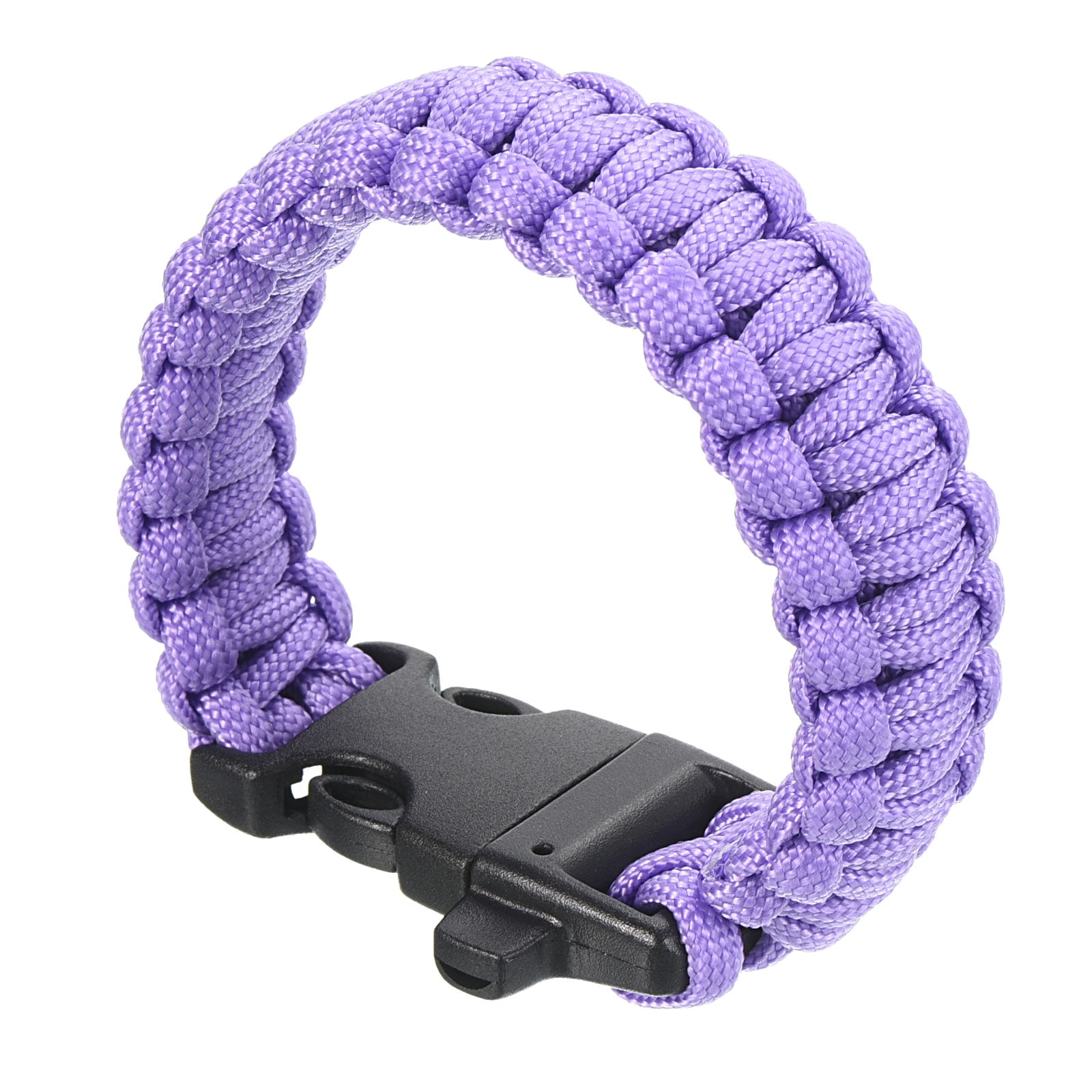 Fish Tail Paracord Survival Bracelets with Metal Clasp, Adjustable Size  Fits 