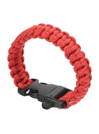 2/4/8pcs High Quality 550 Paracords Outdoor Curved Emergency Tool Side  Release Buckle Survival Whistle Buckles Paracord Accessories Bracelet Strap  8PCS STYLE 2 