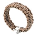 thumbnail image 1 of Uxcell Survival Paracord Bracelets, Braided Paracord Bracelet, Khaki, 1 of 5