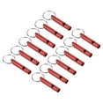 thumbnail image 1 of Uxcell Survival Whistle, 12 Pack Loud Sound Safety Whistle for Camping Hiking, Red, 1 of 5