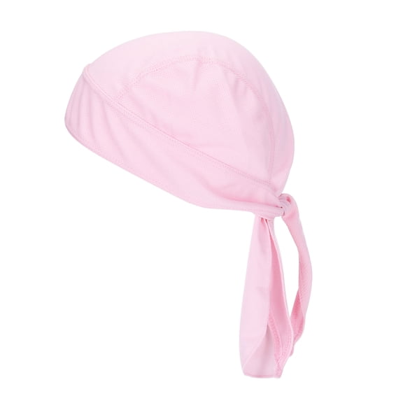 Uxcell Sweat Wicking Cap Dew Rags Skull Cap Football for Men Pink
