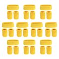 thumbnail image 1 of Uxcell Sweatbands Headband Wristband, Sweat Terry Cloth for Sports, Yellow 10 Set/18Pcs, 1 of 7