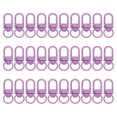 thumbnail image 1 of Uxcell Swivel Lobster Clasp, Metal Swivel Clasp Hooks Snap Clips Lanyard Claw Clasps Key Chain Making Kit for DIY Crafts Purse Bag Connector Hardware Purple, 1 of 6