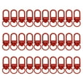 thumbnail image 1 of Uxcell Swivel Lobster Clasp, Metal Swivel Clasp Hooks Snap Clips Lanyard Claw Clasps Key Chain Making Kit for DIY Crafts Purse Bag Connector Hardware Red, 1 of 6