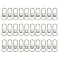 thumbnail image 1 of Uxcell Swivel Lobster Clasp, Metal Swivel Clasp Hooks Snap Clips Lanyard Claw Clasps Key Chain Making Kit for DIY Crafts Purse Bag Connector Hardware Silver Tone, 1 of 6
