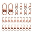 thumbnail image 1 of Uxcell Swivel Lobster Claw Clasps Keychain, Swivel Lanyards Trigger Snap Hooks Strap Key Ring for Jewelry Making Rose Gold, 1 of 6