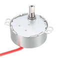 thumbnail image 1 of Uxcell Synchronous Motor 12 VAC 20-24RMP 50-60Hz 4W Double Flat Shaft CW/CCW, 1 of 5