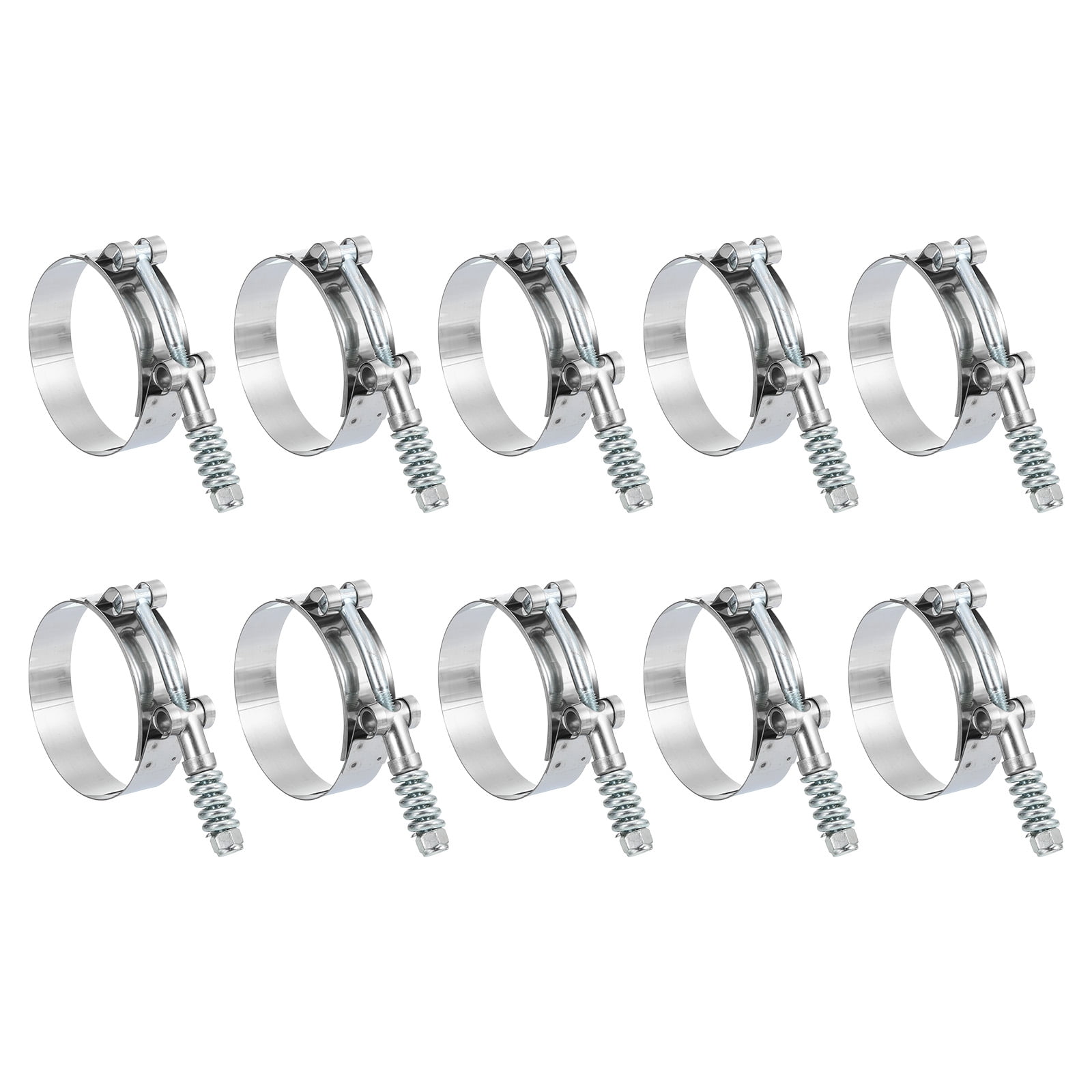 Uxcell TBolt Hose Clamp 10Pack 6772mm Spring Loaded Intake Intercooler Hose Clamps