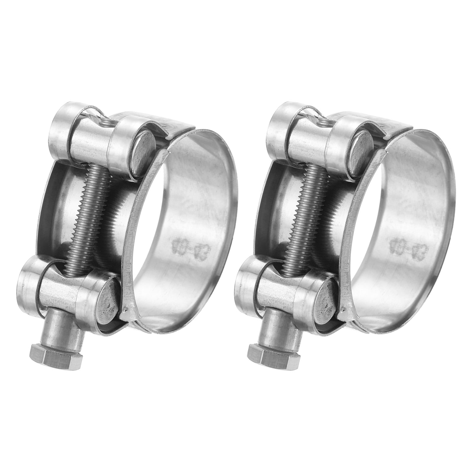 Uxcell TBolt Hose Clamp 2Pack 4043mm 304 Stainless Steel Intake
