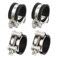 thumbnail image 1 of Uxcell T-Bolt Hose Clamp 4Pack 36-39mm Rubber Cushion Metal Intake Intercooler Clamps, 1 of 4