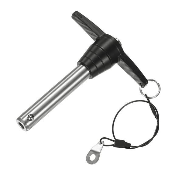 Uxcell T Handle Lock Pins, 16mm Dia. 70mm Usage Long Push-Button Ball Locking Pin