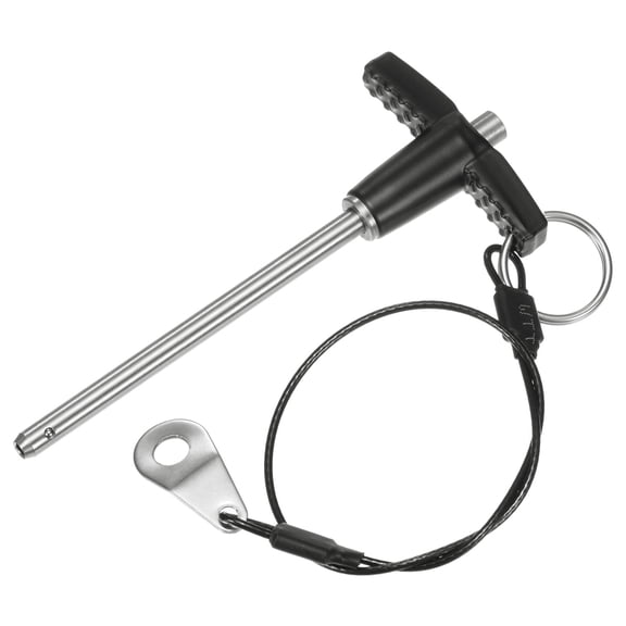 Uxcell T Handle Lock Pins, 5mm Dia. 70mm Usage Long Push-Button Ball Locking Pin