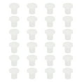 thumbnail image 1 of Uxcell T-Shaped Silicone Rubber Solid Plug for 3.8 to 3.9mm Hole White 24 Pieces, 1 of 6