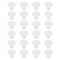 thumbnail image 1 of Uxcell T-Shaped Silicone Rubber Solid Plug for 5.9 to 6.1mm Hole White 24 Pieces, 1 of 6