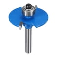 thumbnail image 1 of Uxcell T Slot Cutter Rabbet Router Bit 15/64" Shank 1-5/8" x 5/32" 2 Wing Carbide Slotting Cutter with Bearing, 1 of 6