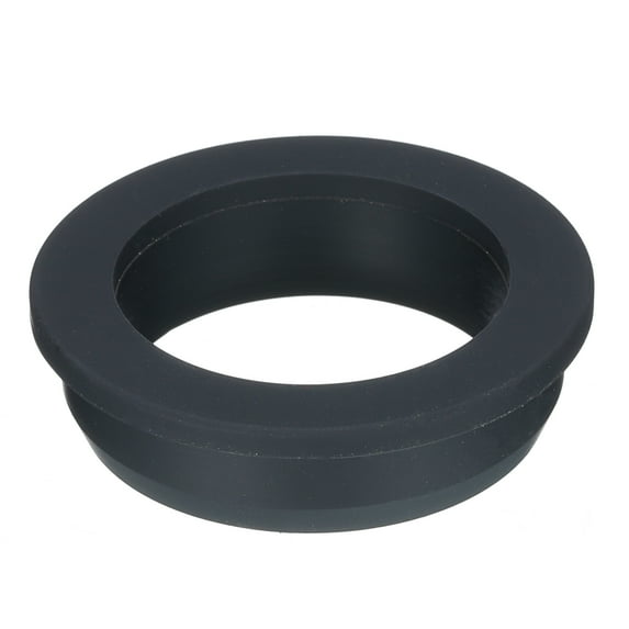 Uxcell T Type Rubber Grommet Mount Dia 51.3mm ID 40mm Seal Protection Flexible Hole Plugs Cable Pipe Black