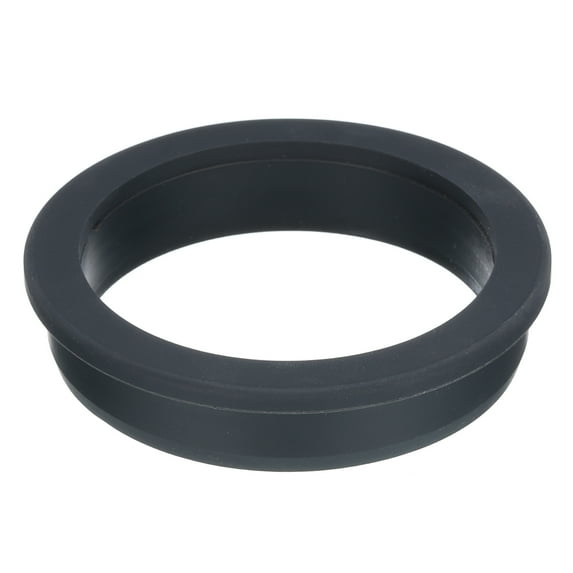 Uxcell T Type Rubber Grommet Mount Dia 78.6mm ID 68mm Seal Protection Flexible Hole Plugs Cable Pipe Black