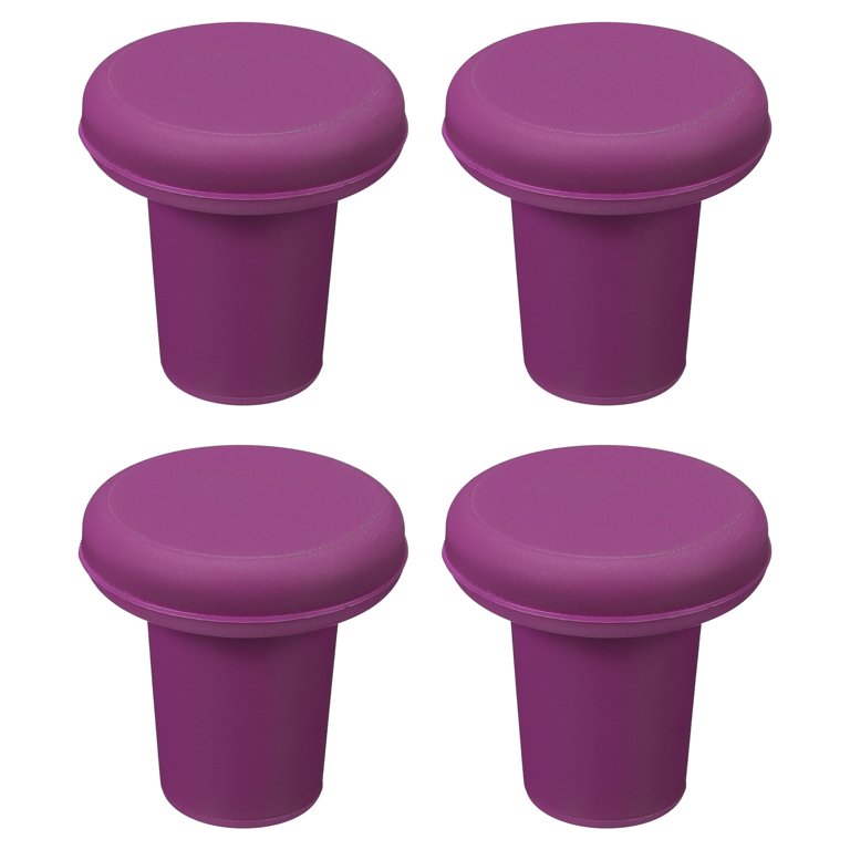 Silicone Bottle Stoppers - Pack of 4