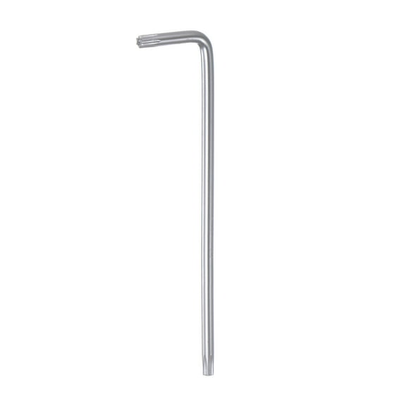 Uxcell T20 Tamper Proof Torx Wrench L Shape 3.98" Long Arm High Carbon Steel Hand Tool