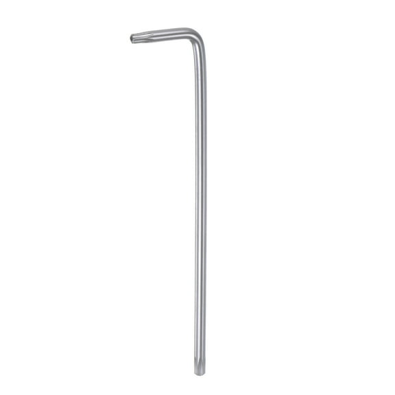 Uxcell T25 Tamper Proof Torx Wrench L Shape 5.12" Long Arm High Carbon Steel Hand Tool