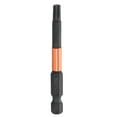 thumbnail image 1 of Uxcell T25 Torx Head Screwdriver Bit 2.56" Long 1/4" Hex Shank Magnetic Tamper Proof 6 Point Star Screw Driver Black Phosphate, 1 of 7