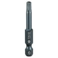 Uxcell T25 Torx Screwdriver Bit 1/4" Hex Shank 2" Long S2 Steel